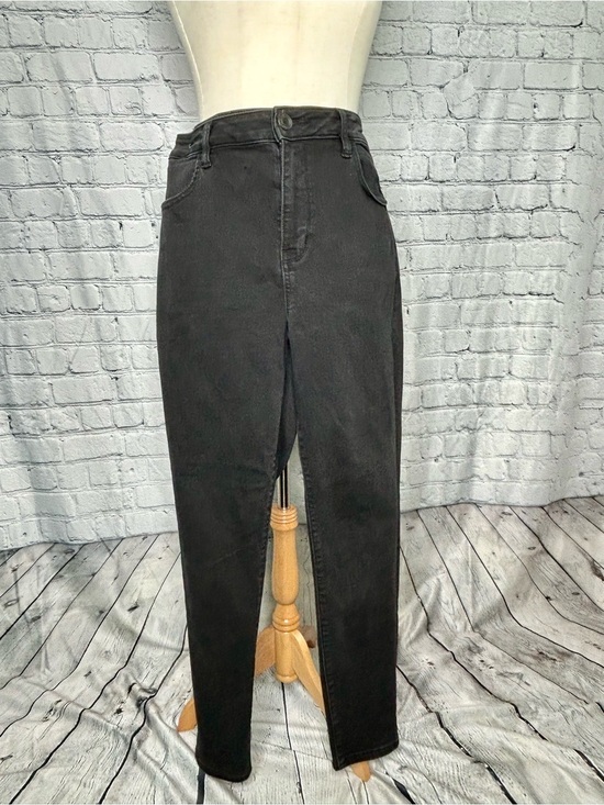 American Eagle Denim - American Eagle High Rise Jegging Jeans Womens 14 Black Skinny Stretch Denim